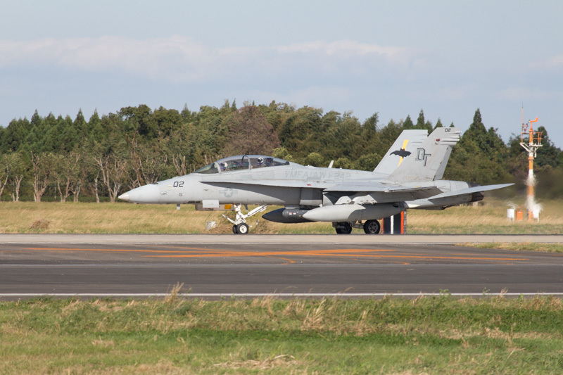 米軍岩国基地から新田原基地に来ていたF/A-18ホーネット