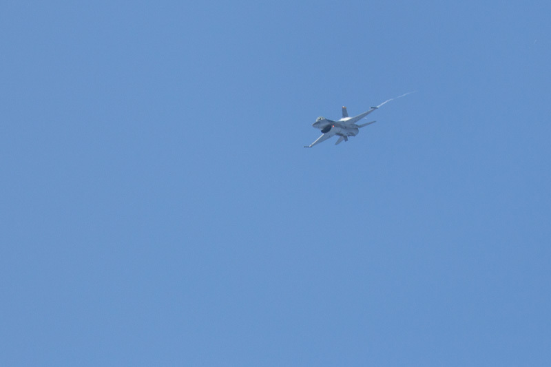 新田原基地にやって来た米軍三沢のf-16エアフェスタ前のフライト