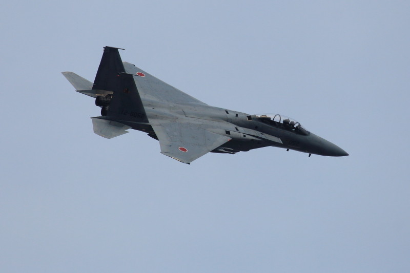 新田原基地で早速仕事始めを行うf-15