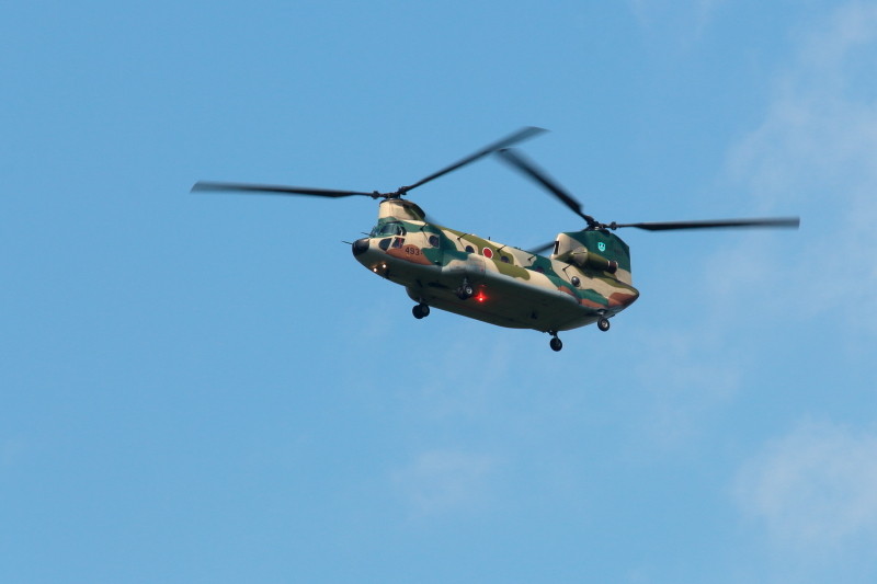 久しぶりのご対面のチヌーク2ローターで頼もしく思える。