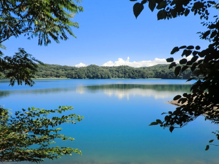 御池キャンプ場からの絶景