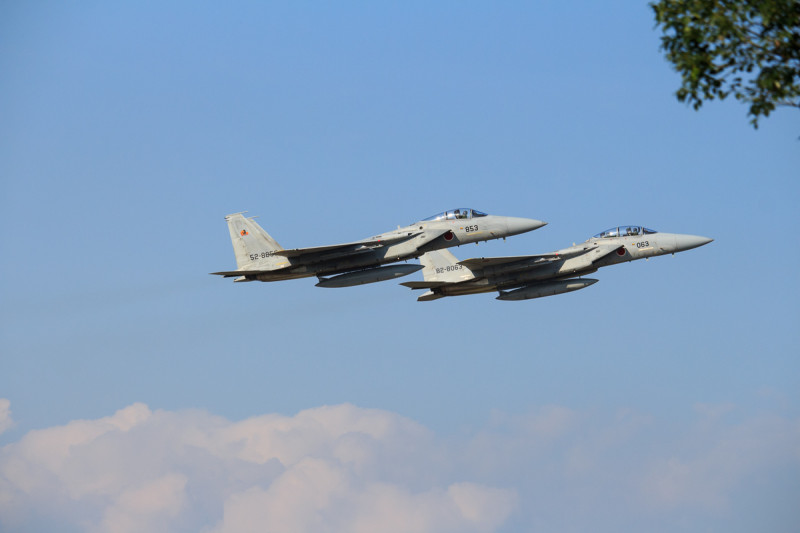 訓練に向かうＦ－15