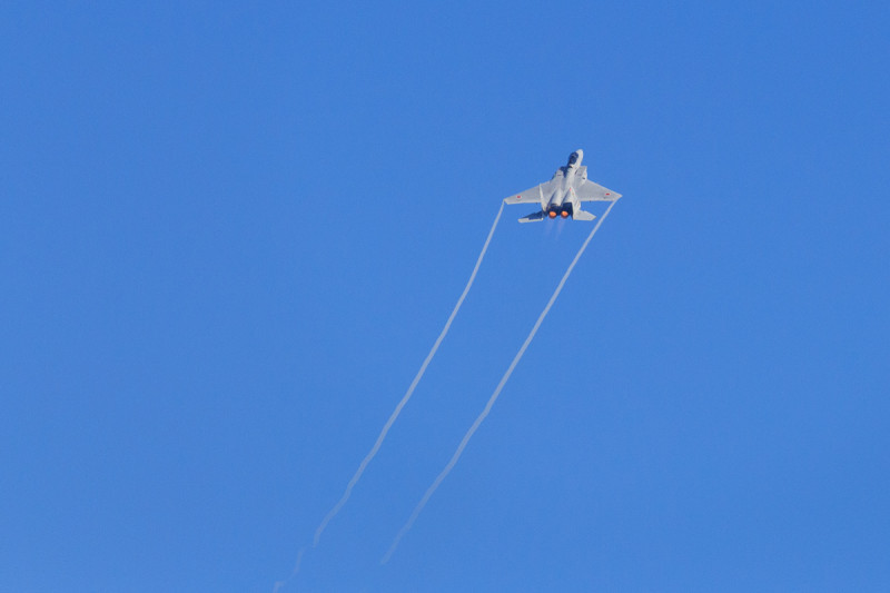 ハイレートクライムを実行するＦ－15