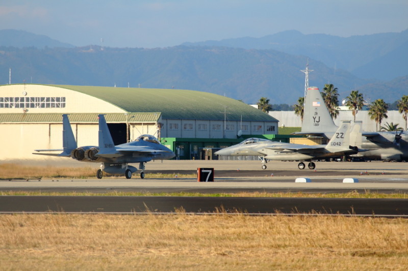 共同訓練のため新田原基地に飛来した米軍