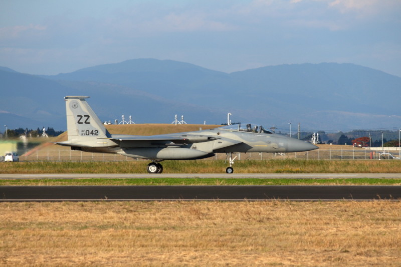 新田原基地に飛来した米軍Ｆ-15