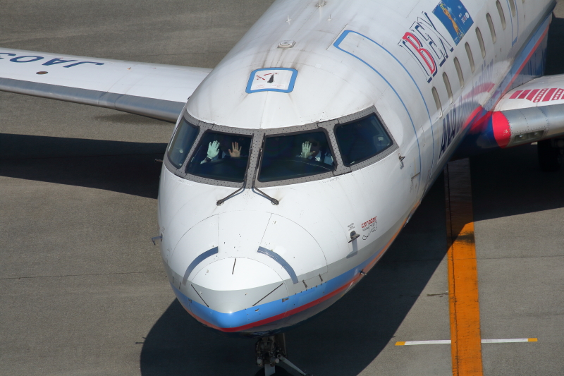 宮崎空港に駐機中のIBEX機