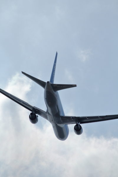 ゴーアラウンド後すぐにライトターンした