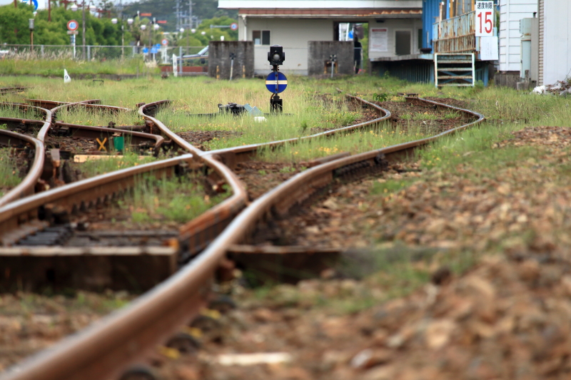 始発駅、下り終着の志布志駅