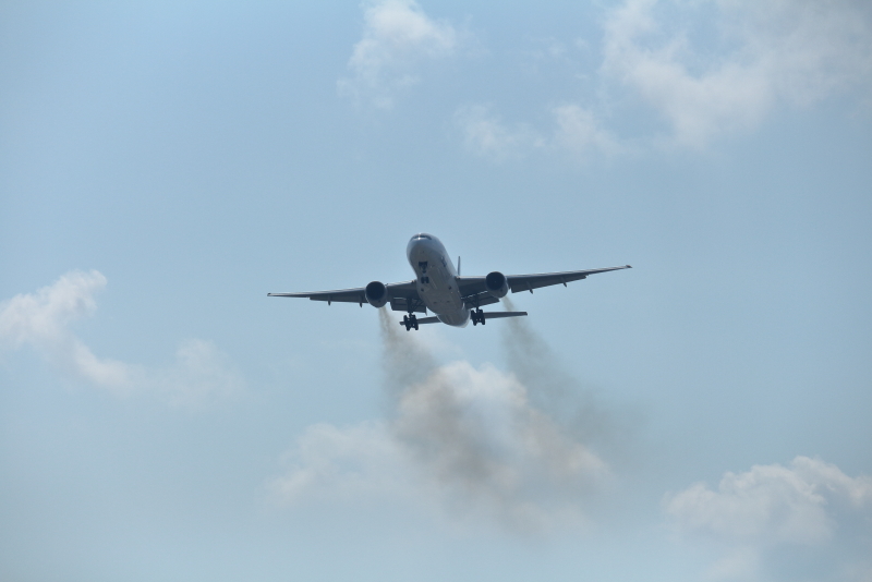 宮崎空港、ゴーアラウンドのANA機