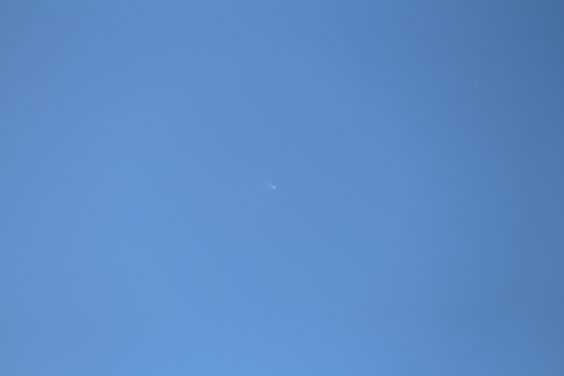 ここ宮崎空港に近いところからイプシロ4号機の打ち上げが見られた。