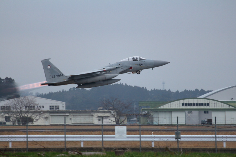 新田原基地に来た明るい色のアグレスが目立つ