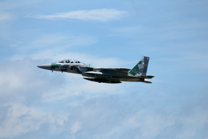 新田原基地にアグレッサーが来ていた。それも2機心が躍る気持ちに